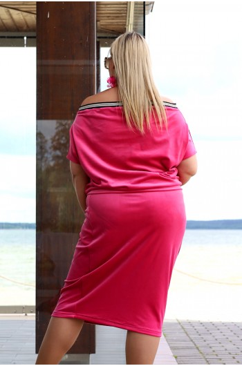 Fenomenalna spódnica DL-15 w kolorze różowym