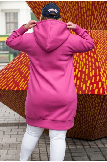 BIANCA - Olśniewająca bluza ala tunika w kolorze fuksja