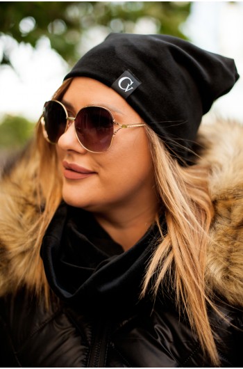 WELUROWY Komplet - czapka i...