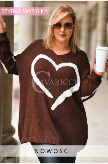 SOFIA - miękki, kobiecy i pełen uroku sweterek w kolorze...