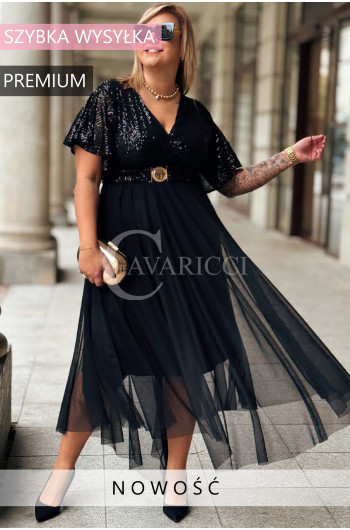 SIMONA - błysk, szyk i kobiecość w wydaniu premium kolor czarny