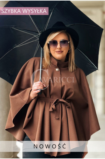 PAOLA - nowość, która zachwyca elegancją ponczo w kolorze...