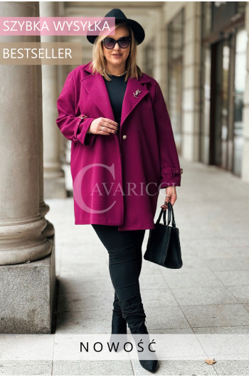 PANDORA – płaszcz, który zachwyca detalem BROSZKA W ZESTAWIE...