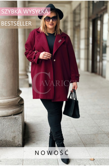 PANDORA – płaszcz, który zachwyca detalem BROSZKA W ZESTAWIE...