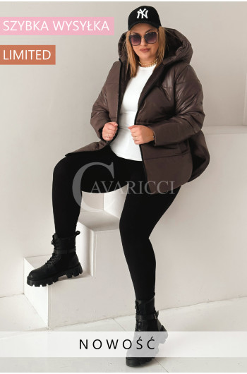 ALTEZZA - Stylowa zimowa kurtka ze ściągaczami po bokach i...