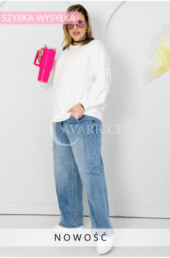 BELLA - klasyczna bluza z kokardkami, łącząca modę i komfort w...