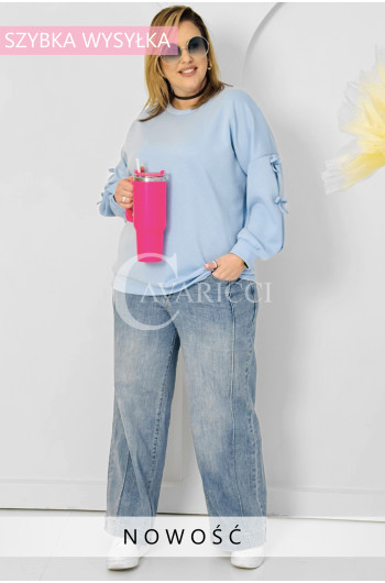 BELLA - klasyczna bluza z kokardkami, łącząca modę i komfort w...