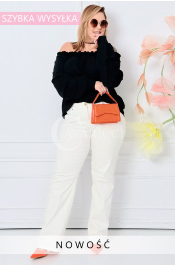 AMORE - kobieca romantyczna, wiosenna hiszpanka w kolorze czarnym