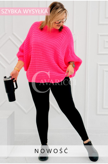 SOFTINA – Sweterek z efektownym splotem i odkrytymi plecami w...