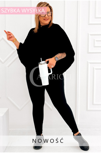 SOFTINA – Sweterek z efektownym splotem i odkrytymi plecami w...