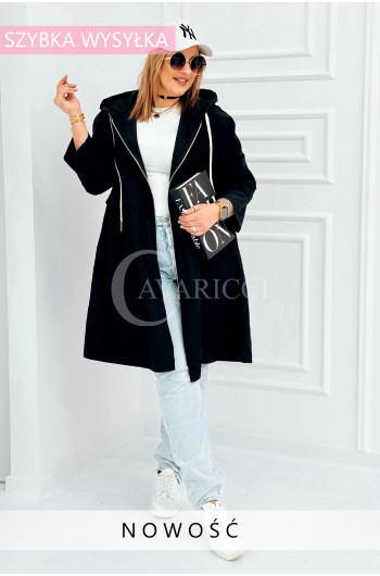 ALMIRA - Wiosenna wiatrówka o prostym kroju z kapturem i...