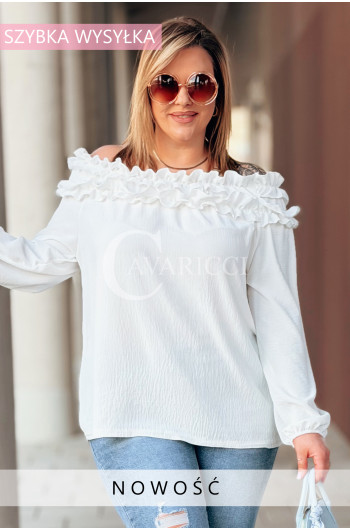 REGINNA - Romantyczna bluzka hiszpanka która robi cały look w...