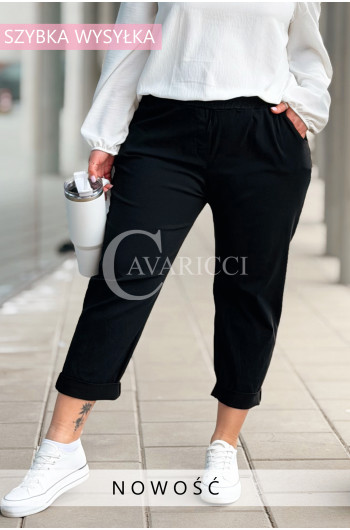 Spodnie ZANELLA – Mistrzynie Wygody z Elastyczną Talią Plus Size...