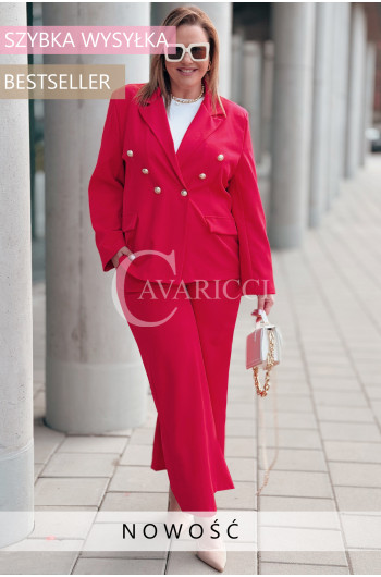 Garnitur STELLA Premium – Złote Guziki, Poduszki na Ramionach w...