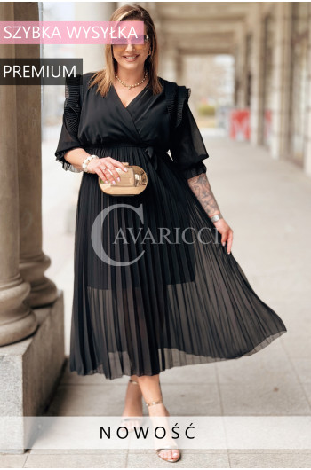 Elegancka Sukienka DINA – Luksusowe Plisy Idealne na Komunię i...