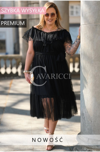 Sukienka PRINCESSA Premium – Zjawiskowy Tiul i Zmysłowa Hiszpanka...