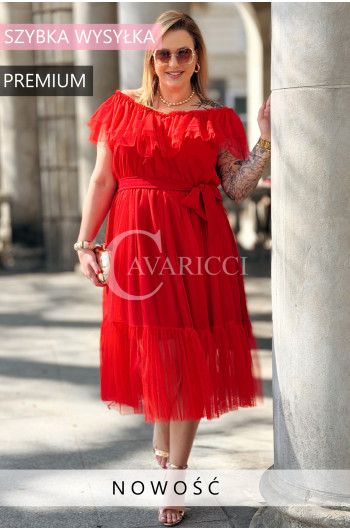 Sukienka PRINCESSA Premium – Zjawiskowy Tiul i Zmysłowa Hiszpanka...