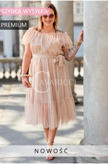 Sukienka PRINCESSA Premium – Zjawiskowy Tiul i Zmysłowa Hiszpanka...