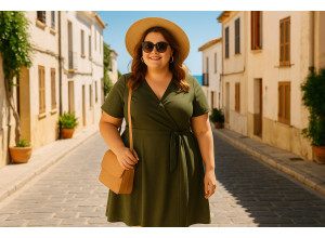Zielony sezon dla osób plus size – jak stylowo nosić odcienie zieleni i khaki w 2025?